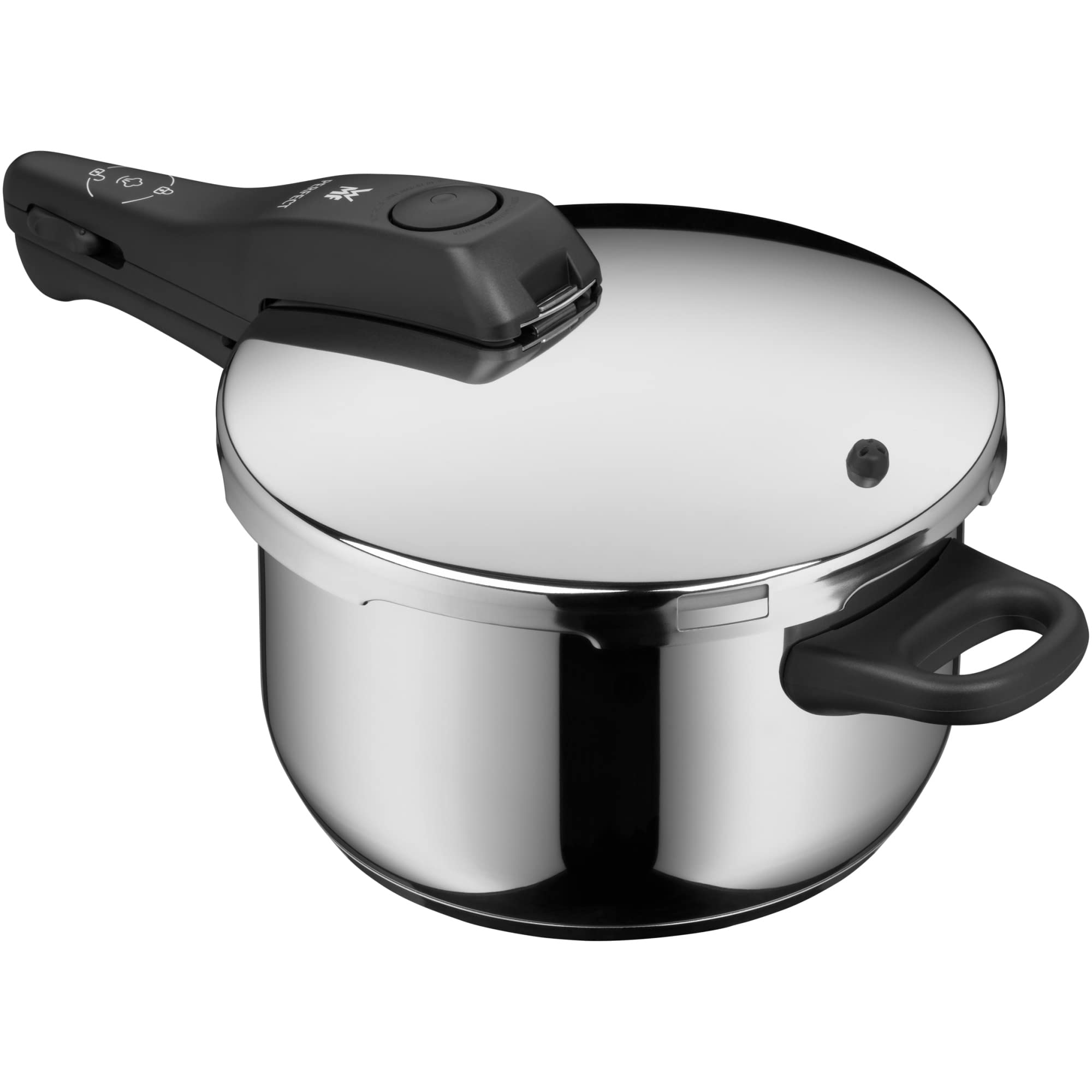 WMF Perfect Set with Quick Cooker Diameter 22 cm Diameter 4 Litres and Half + Body 3 Litres Cromargan Stainless Steel for Induct
